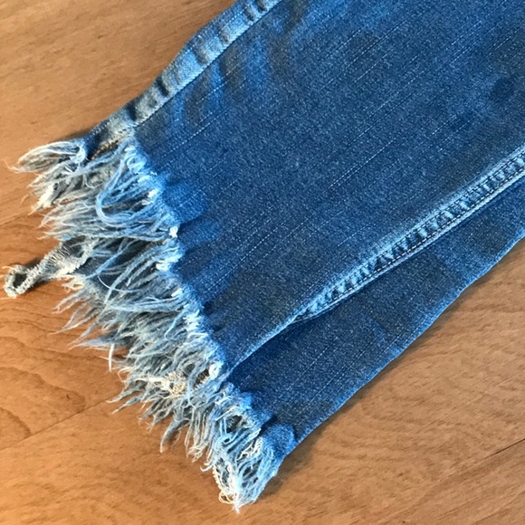 Free People Fringe Cuff Jeans - Picture 3 of 9
